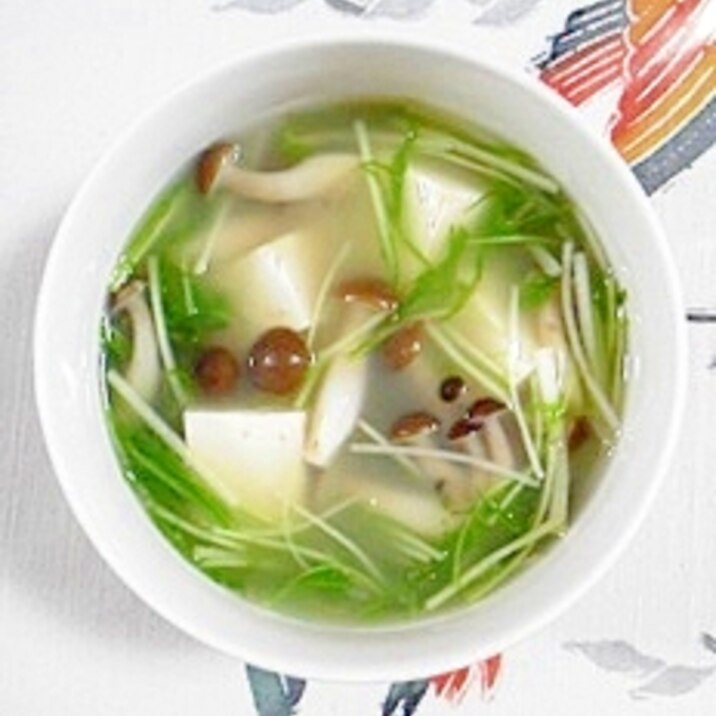 お豆腐のスープ